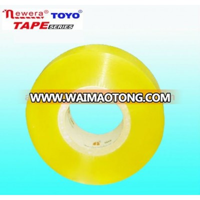 Self adhesive and yellowish bopp tape