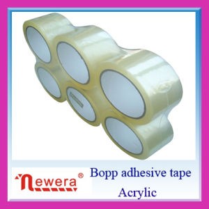 BOPP Self Adhesive 48mm Flat Shrink Packing Tape