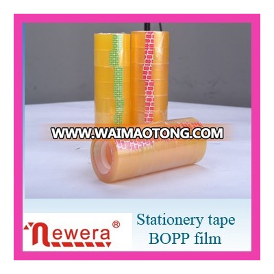 Plastic core tape stationery tape yellowish BOPP acrylic adhesive tape